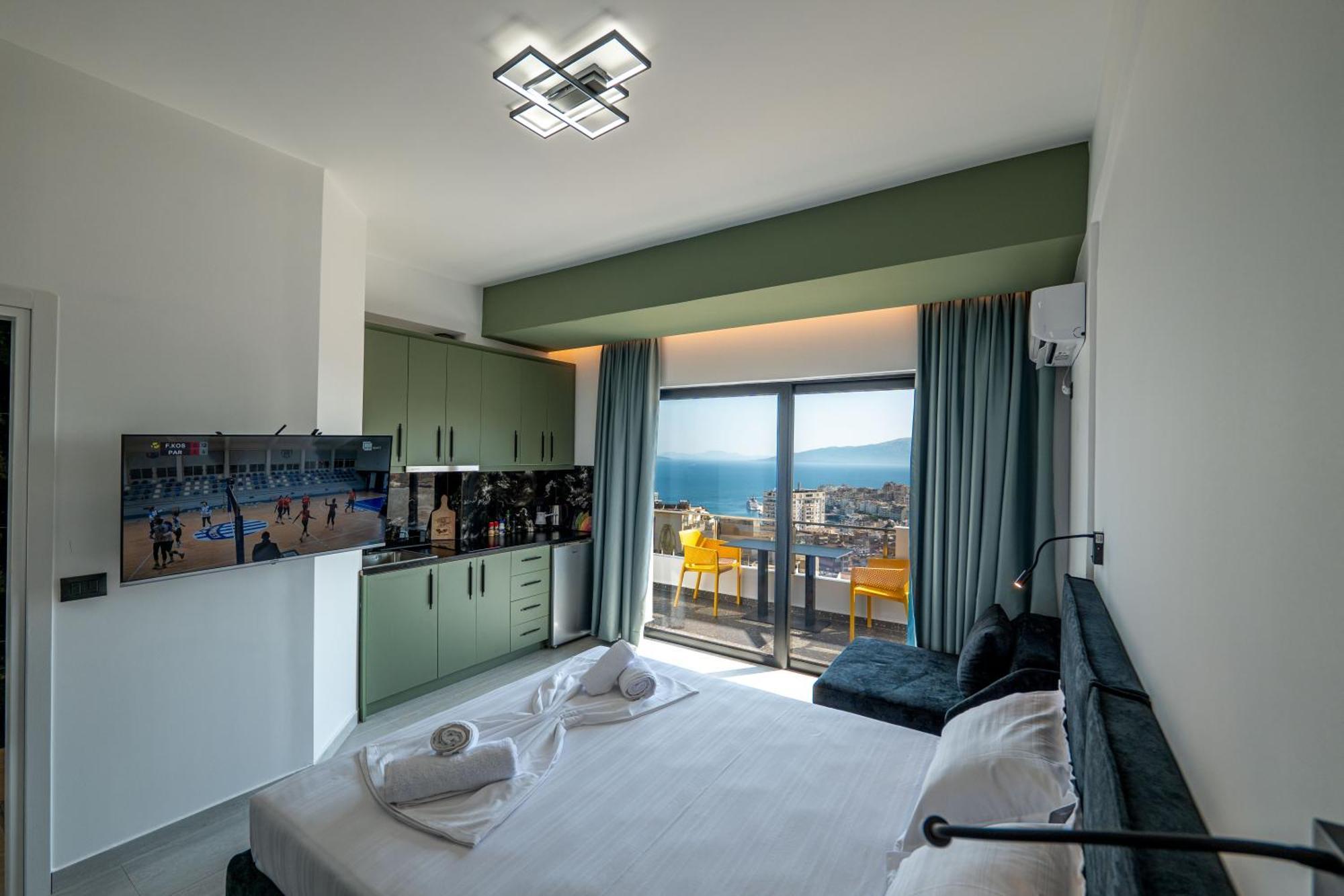 Euphoria Apartments Sarandë Esterno foto
